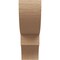 Ekena Millwork 2in. W x 6in. H x 36in. L Ridgewood Woodgrain TimberThane Rafter Tail, Primed Tan RFTUR02X06X36RIDRCPR - alternate 2